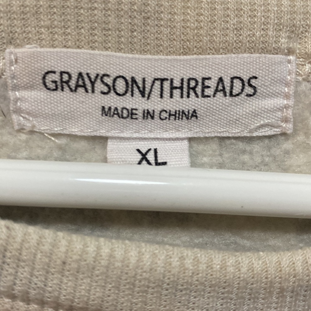 Grayson Threads Crew Neck Leopard Print Sweatshirt - Picture 2 of 3